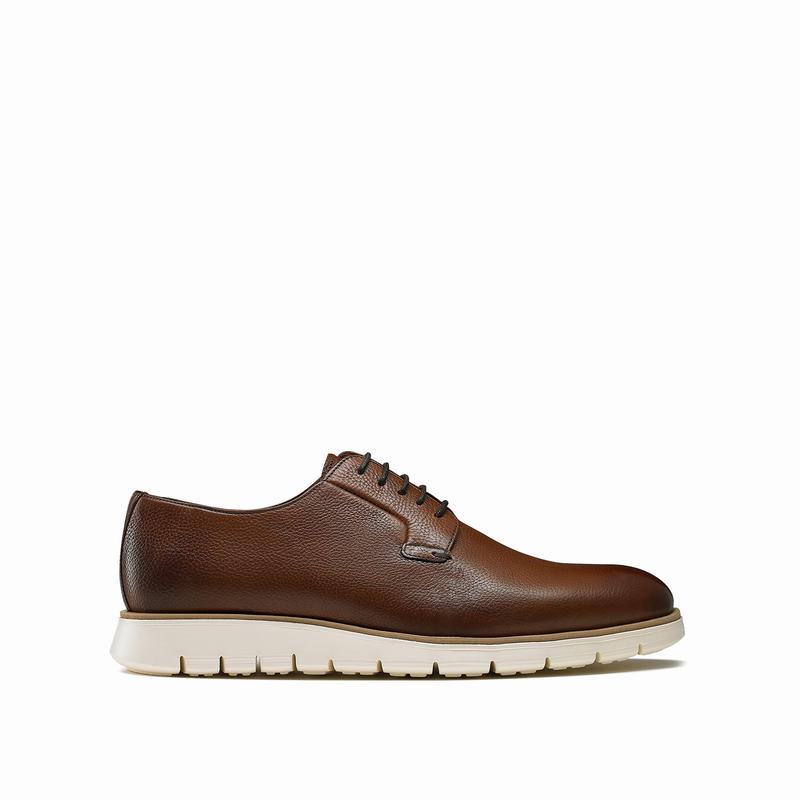 Russell & Bromley Socialite Mens Lace-Up Brown |FOF8138YT|